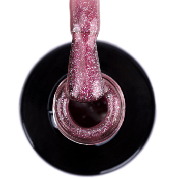 Maliva Gellack Shiny Rose Glitter Flasche